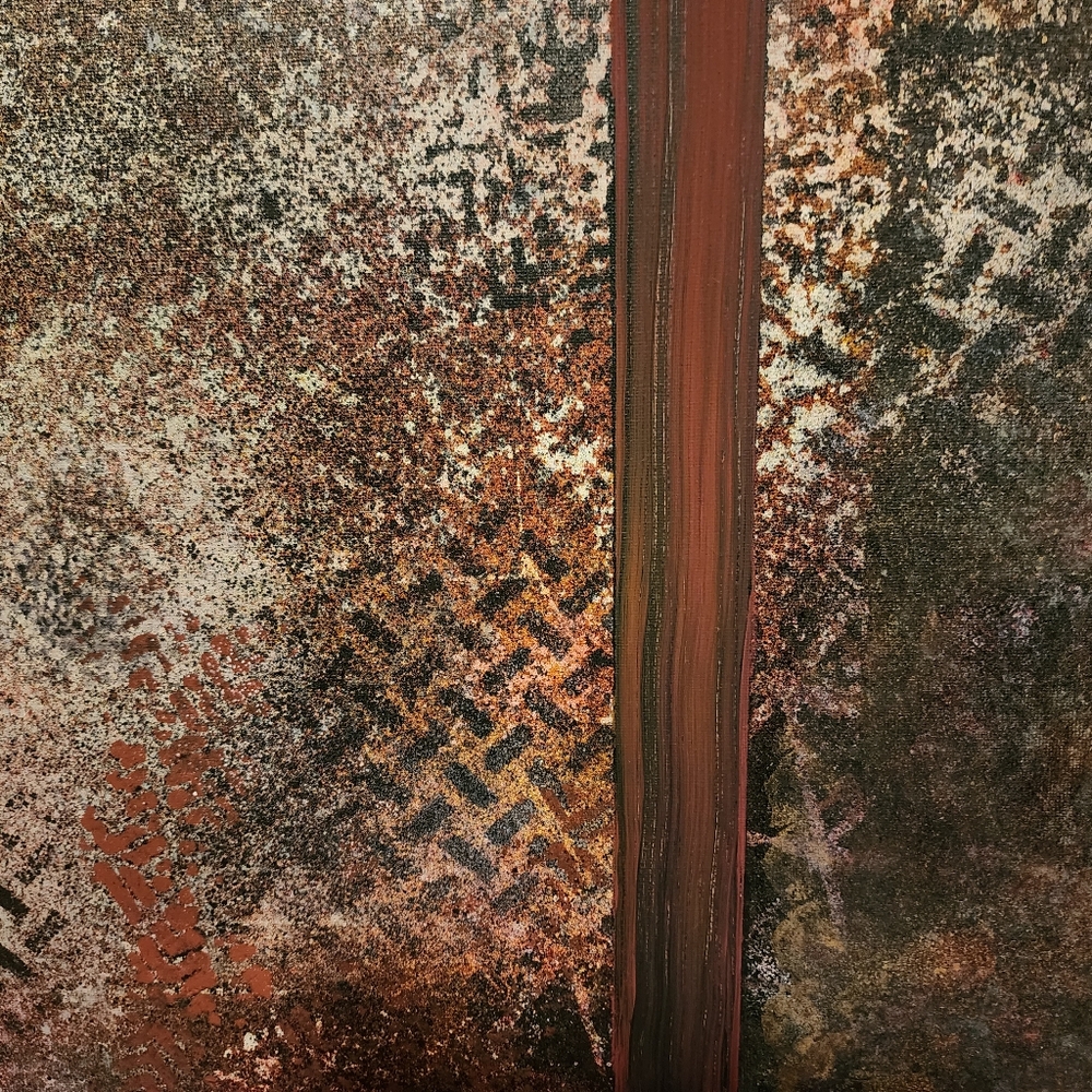HANDCRAFTED Painting Abstract Canvas Artwork HANDPAINTED HANDMADE Wall Art Decor - Picture 11 of 13